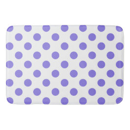 Periwinkle-Polka-Punkte Badematte