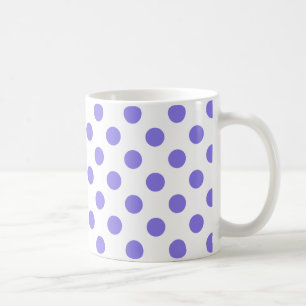 Periwinkle-Polka-Punkte Kaffeetasse
