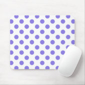 Periwinkle-Polka-Punkte Mousepad (Mit Mouse)