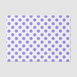 Periwinkle-Polka-Punkte Seidenpapier