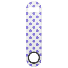 Periwinkle-Polka-Punkte Speedflaschenöffner