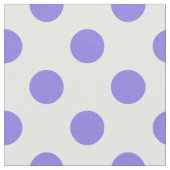 Periwinkle-Polka-Punkte Stoff (Nahaufnahme)
