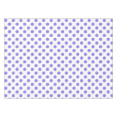 Periwinkle-Polka-Punkte Tischdecke (Vorderseite (Horizontal))