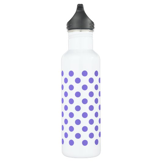 Periwinkle-Polka-Punkte Trinkflasche (Rechts)