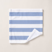 Periwinkle Preppy Anchor Monogram Badhandtuch Set (Waschlappen)