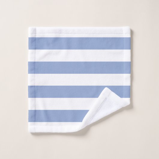 Periwinkle Preppy Anchor Monogram Badhandtuch Set (Waschlappen)