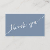 Periwinkle QR Code Wedding Registry Card Begleitkarte (Rückseite)