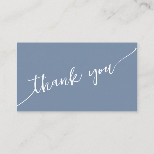 Periwinkle QR Code Wedding Registry Card Begleitkarte (Rückseite)