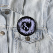 Periwinkle Ribbon Grunge Herz Button (Beispiel)