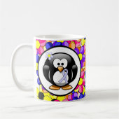 Periwinkle Ribbon Penguin Kaffeetasse (Links)