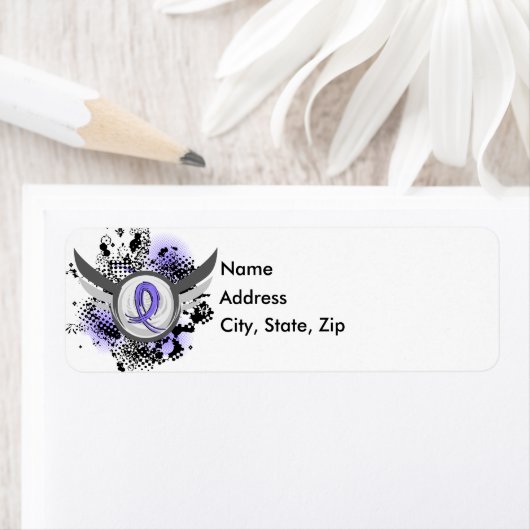 Periwinkle Ribbon und Wings Magenkrebs (Insitu)