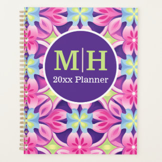Periwinkle, Rosa und Limone Wildnis Planer