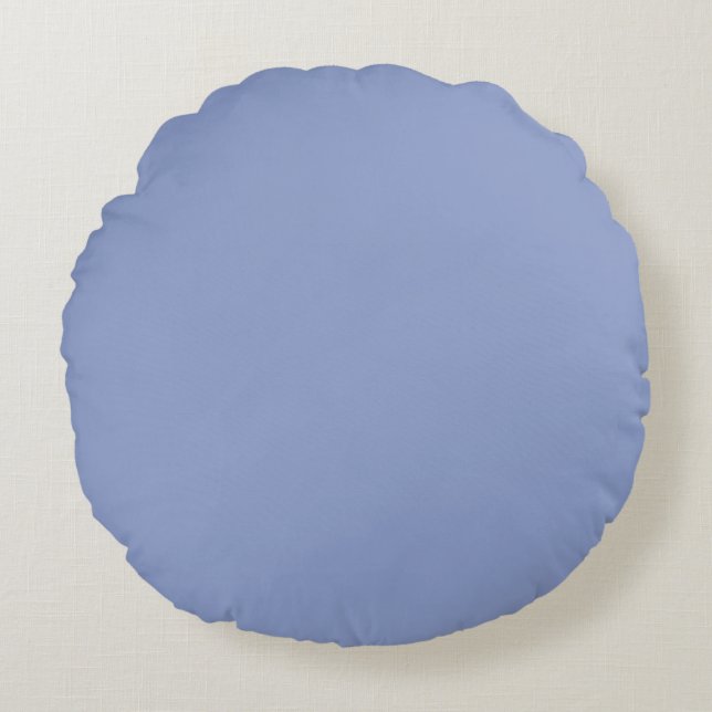 Periwinkle Rundes Kissen (Vorderseite)