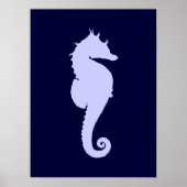 Periwinkle Sea Horse Poster (Vorne)
