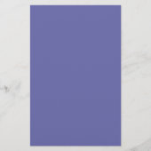 Periwinkle Solid Color Briefpapier (Vorderseite)