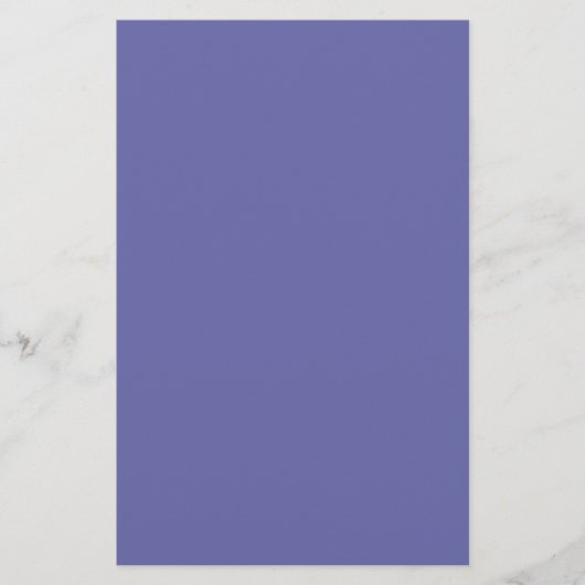 Periwinkle Solid Color Briefpapier (Vorderseite)