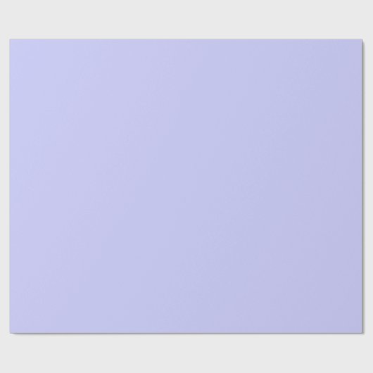 Periwinkle Solid Color | Classic | elegant Geschenkpapier (Flach)