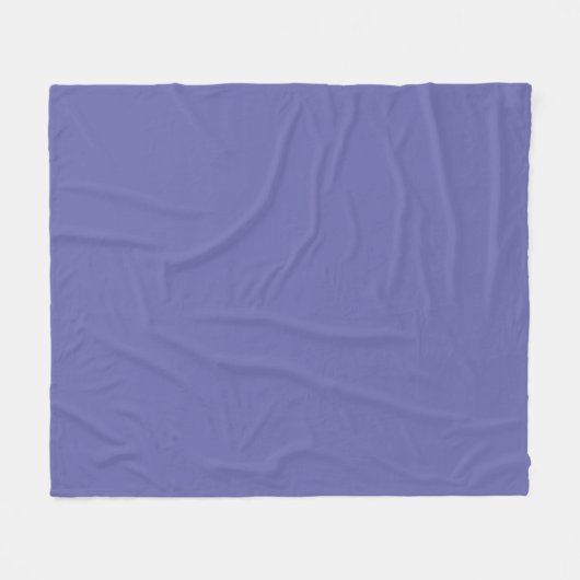 Periwinkle Solid Color Fleecedecke (Vorderseite (Horizontal))