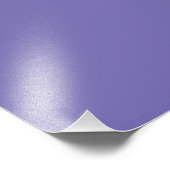 Periwinkle Solid Color Fotodruck (Ecke)