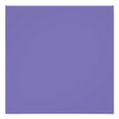 Periwinkle Solid Color Fotodruck (Vorne)