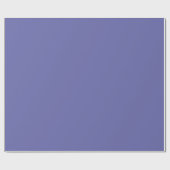 Periwinkle Solid Color Geschenkpapier (Flach)