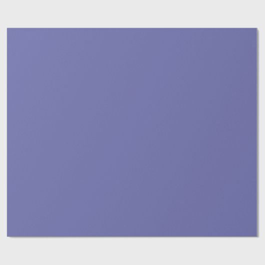 Periwinkle Solid Color Geschenkpapier (Flach)