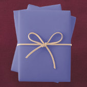 Periwinkle Solid Color Geschenkpapier Set