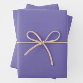 Periwinkle Solid Color Geschenkpapier Set (Beispiel)