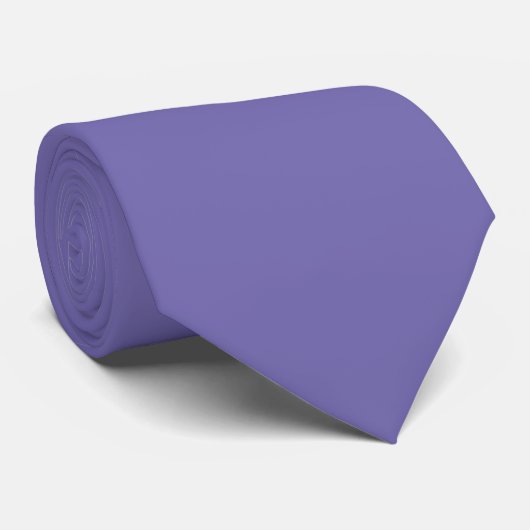 Periwinkle Solid Color Krawatte (Gerollt)