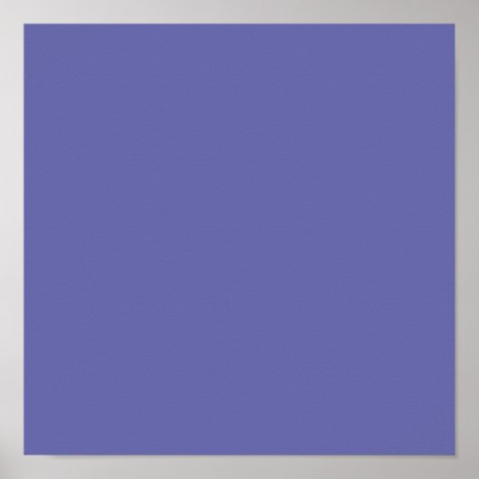 Periwinkle Solid Color Poster (Vorne)