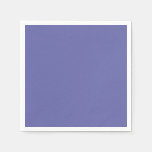 Periwinkle Solid Color Serviette (Vorderseite)