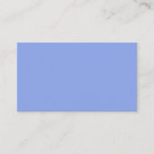 Periwinkle Solid Color Visitenkarte (Vorderseite)