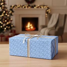 Periwinkle Squirrel Chic Wrapping Paper Geschenkpapier Set