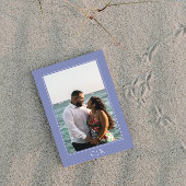 Periwinkle Starfish Monogram Foto Save The Date