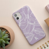 Periwinkle Tropical Palm Leaf Muster Case-Mate iPhone Hülle