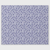 Periwinkle Tulpenmuster-Blume Geschenkpapier (Flach)