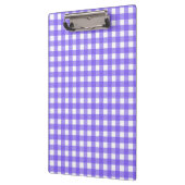 Periwinkle und weißer Gingham Klemmbrett (Links)