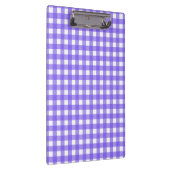 Periwinkle und weißer Gingham Klemmbrett (Rechts)