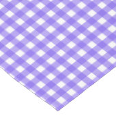 Periwinkle und weißer Gingham Tischdecke (Schrägansicht)