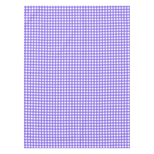 Periwinkle und weißer Gingham Tischdecke (Vorderseite)