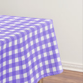 Periwinkle und weißer Gingham Tischdecke (Beispiel)