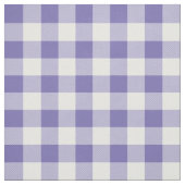 Periwinkle und White Gingham Kariert Stoff (Muster)