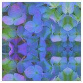 Periwinkle violett blauer Hydrangeas - romantische Stoff (Nahaufnahme)