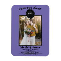 Periwinkle Wax Siegel Foto Hochzeit Speichern Sie