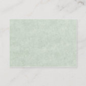 Periwinkle Wedding Einladung Empfang Beilage (Rückseite)