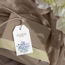 Periwinkle Wildblume Elegante Gastgeschenk Hochzei