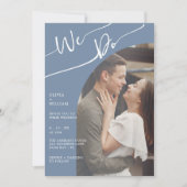 Periwinkle Wir machen Einladung zum Hochzeitsessen (Vorderseite)