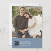 Periwinkle Wir machen Einladung zum Hochzeitsessen (Rückseite)