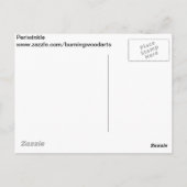 Periwinkle Zoom Postkarte (Rückseite)