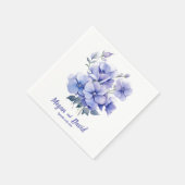 Periwinkles Dreams 2: Personalisierte Hochzeit von Serviette (Ecke)